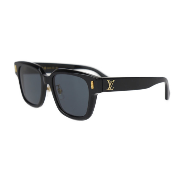 Louis Vuitton LV Confidence Square Sunglasses Acetate Black Gold - Picture 1 of 10